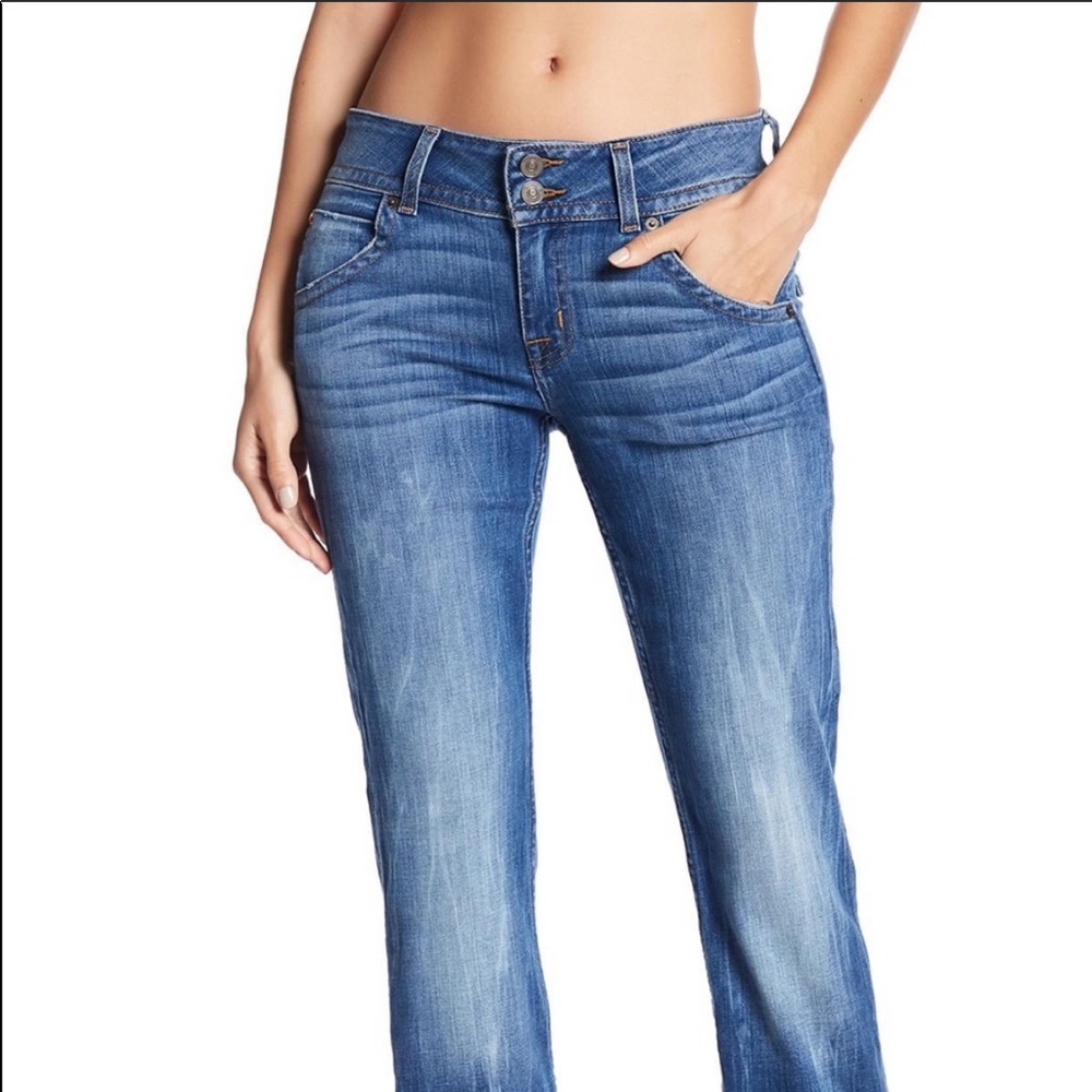 Hudson Signature Mid Rise Bootcut Jeans - Picture 2 of 11